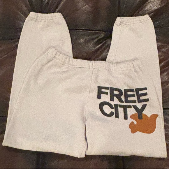 ✨FREECITY Logo Cotton Sweatpants Size S - Picture 10 of 15